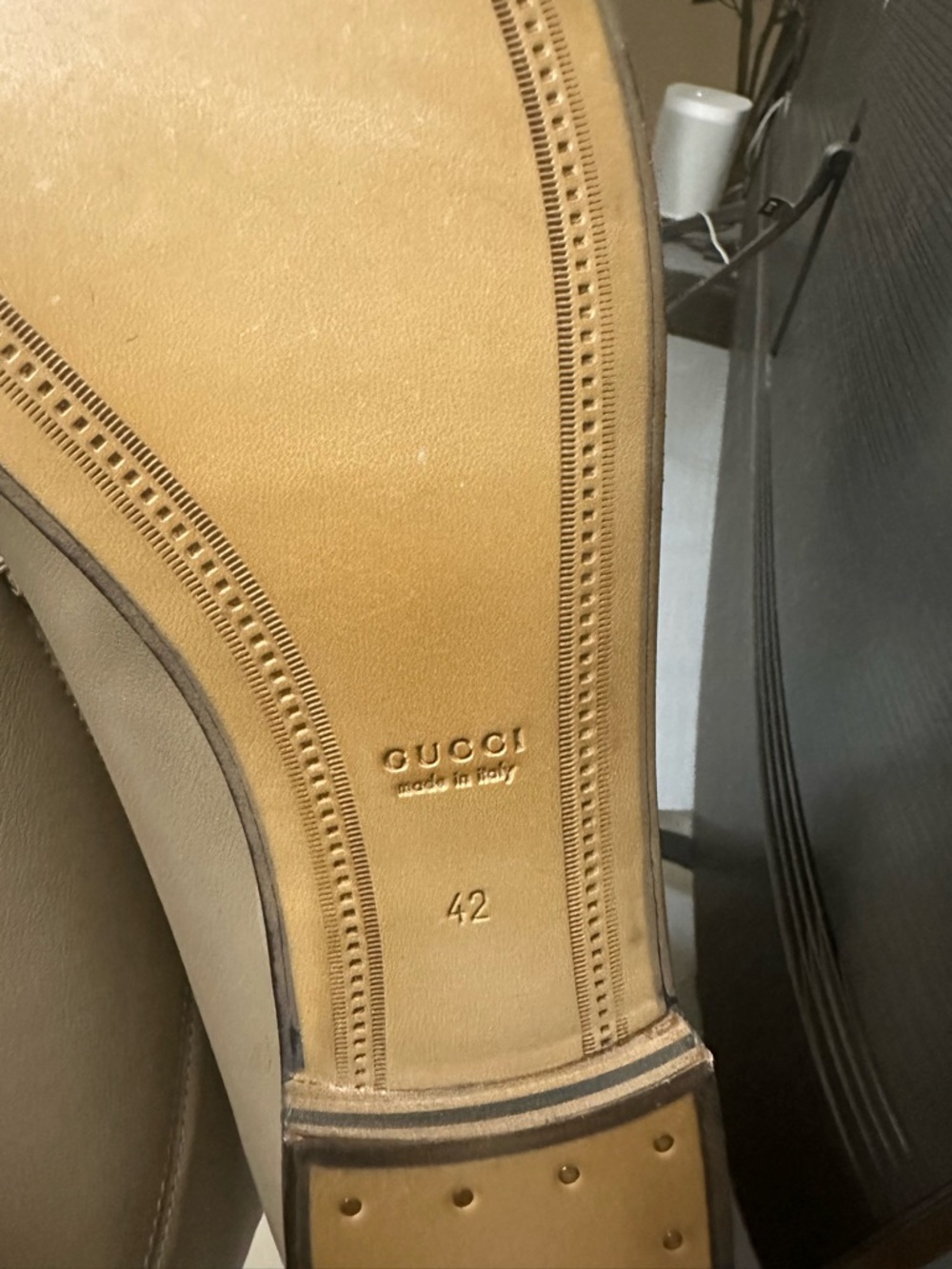 Gucci Horsebit Loafer biege/taupe size 42 size 11 NEW - Picture 8 of 10